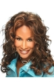 Beverly Johnson Beauty Queen Mid-length Curly Lace Human Hair Wig