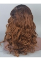 18'' Long Curly Full Lace Wigs Ombre Wigs