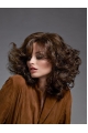 Fabulous Brown Long Curly With Bangs Popular Wigs