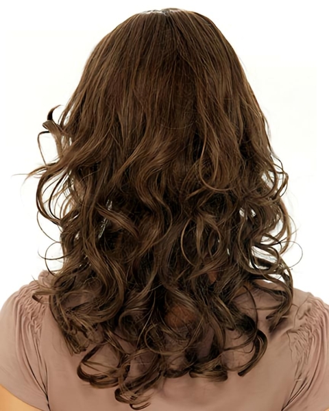 Discount Brown Curly Long Petite Wigs