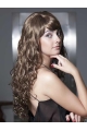 Great Curly Brown With Bangs Fantastic Wigs