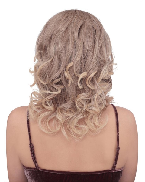 Beautiful Long Curly Blonde Without Bangs So Great Wigs