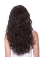 New Brown Curly Long Human Hair Wigs & Half Wigs