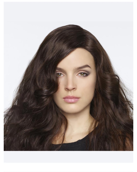 So Great Brown Long Curly Without Bangs Popular Wigs