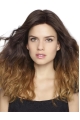 Fashional Brown Long Curly Without Bangs High Quality Wigs