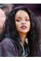 Black Curly 16" Without Bangs Rihanna Hair