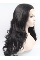 Synthetic Lace Front  Curly Black Without Bangs Long Women Wigs