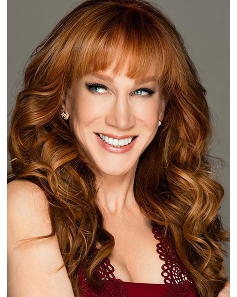  Capless Long Synthetic Women Curly Kathy Griffin Wigs