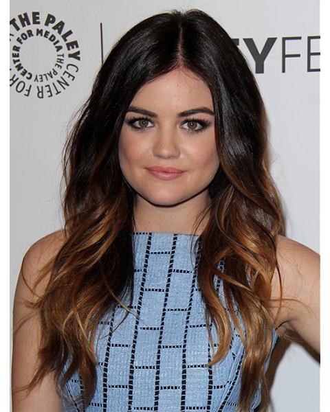 Long Lace Front Synthetic Curly 20" Women Lucy Hale Wigs