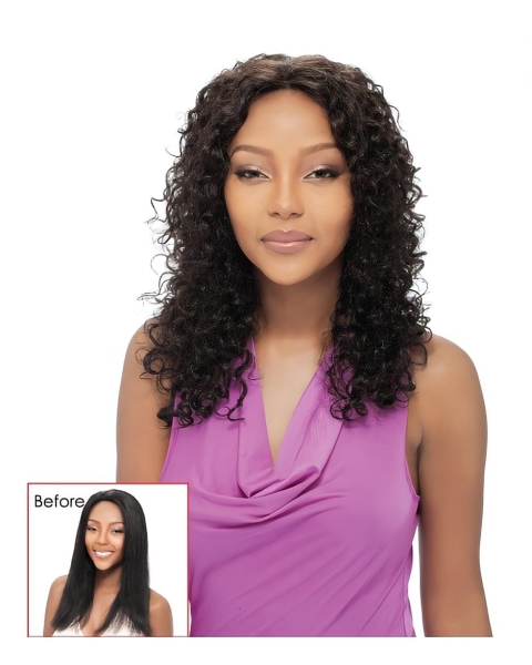 Good Black Curly Capless Long African American Human Hair Women Wigs