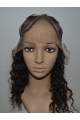 Top Black Curly Lace Front Long Human Hair U Part Women Wigs