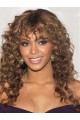 New Auburn Curly Capless Long Beyonce Synthetic Women Wigs