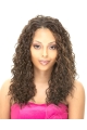 Comfortable Blonde Curly Long Human Hair African American Wigs For Women