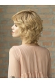 Blonde Curly Capless  Synthetic 10" Layered Sassy Short Wigs For Women