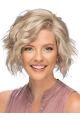 Affordable Blonde Lace Front Curly Classic Short Wigs Without Bang