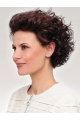 Auburn Curly Short Amazing Synthetic Monofilament Wigs 