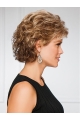 Best Short Blonde Classic Curly Cheap Synthetic Wigs