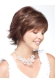 New Arrival Short Layered Straight Capless Synthetic curly Wig With Bangs 