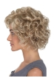 Hot Sale Short Curly 8" Blonde Classic Lace Wig For Women