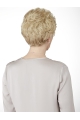 Trendy Short Curly 4" Blonde Synthetic Lace Front Wigs For Older Women