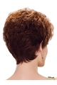 Women's Short Hairstyles for Fine Hair Pixie Cut Side Part curly Synthetic Hair Wigs