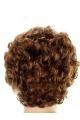 Fascinating Fluffy Short Curly Brown Classic Heat Friendly Synthetic Wigs