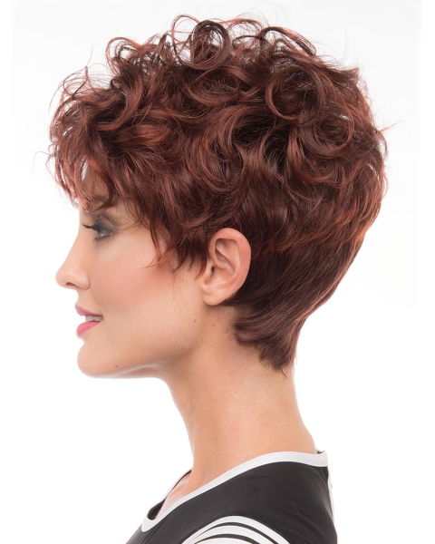 Fashional Short Curly Red New Design Classic cheap Wigs For Women