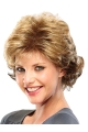 Discount Blonde Curly Short Classic Heat Friendly Synthetic Wigs