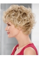 Fashional Short Curly Blonde Layered Beautiful Syntheric Wigs