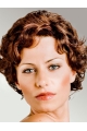 Short Curly Hairstyle Women's Natural Looking Abrun Curly Synthetic Hair Capless Wigs 10Inch