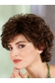 Preferential Natural Looking Auburn Curly Short Classic Heat Friendly Synthetic Wig