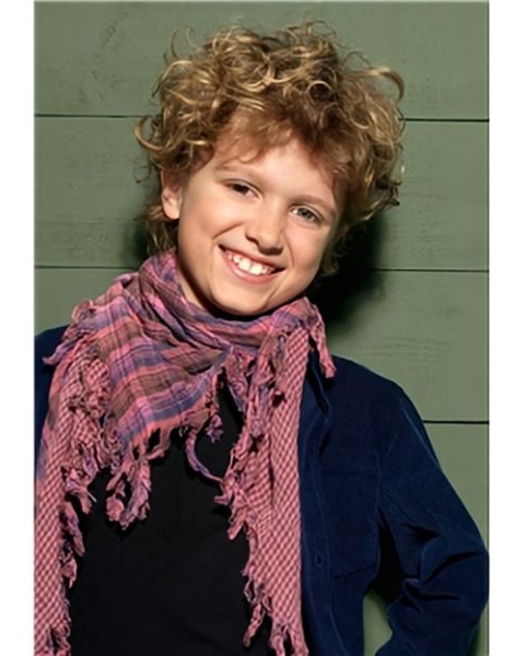 Affordable Blonde Curly Short Capless Wigs For Kids