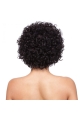 Fashionable Natural Looking Black Curly Short Synthetic Capless Wigs For Women 10inch