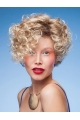 Sassy Newest Fashion Natural Top Quality Blonde Curly Short Lace Front Wigs 