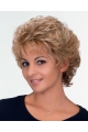 Convenient New Hairstyle Top Quality Natural Soft Short Blonde Curly Wigs For Cancer