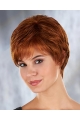 Cool Style Auburn Curly Synthetic Refined Short Capless Wigs 8Inch