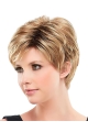 New Arrival Charming Polite Auburn Curly Short Synthetic Capless Wigs