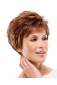 New Arrival Charming Polite Auburn Curly Short Synthetic Capless Wigs