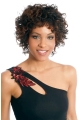 Brown Curly Short African American Wigs