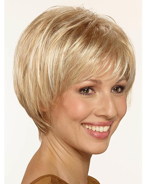 Capless Synthetic Short 10" Bob Wig