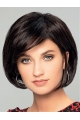 8" Short Straight Black Bobs New Hand Tied Wigs