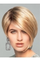 New Arrival Blonde Straight Monofilament Synthetic Boycuts Convenient Short Wigs