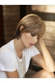 Hot Sale Straight Capless Blonde Synthetic 8inch Boycuts Online Short Synthetic Wigs