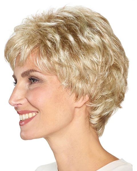 8" Straight Capless Synthetic Layered Best Short Wigs