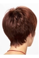 8" Straight Capless Synthetic With Bangs Ladies Short Wigs