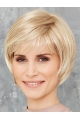 Monofilament Blonde Synthetic 8" Short Bob Wigs