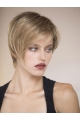 Monofilament 8" Straight Short Human Hair Wigs