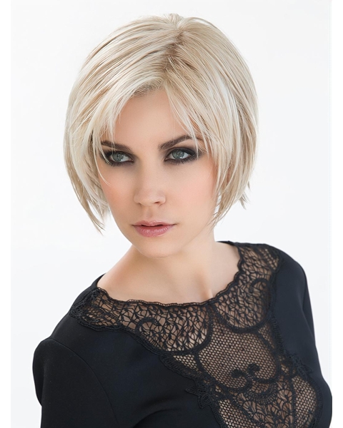 Ideal 6" Straight Layered Synthetic Wigs