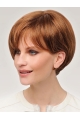 Popular 8" Short Straight Auburn Bob Wigs