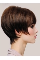 Style 8" Short Straight Brown Bob Wigs